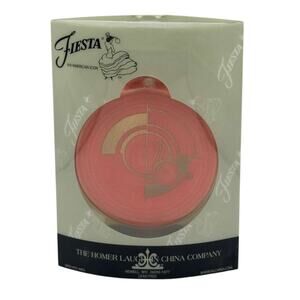 Fiesta HLCCA 2019 Member Exclusive Ltd Ed Coral Ceramic Ornament Box New